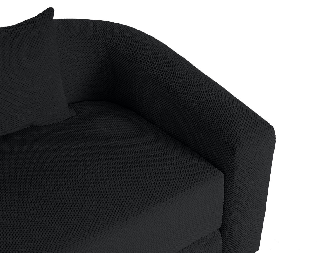 Canapé convertible déplimousse 3 places en velours texturé Nuvia Canapé convertible déplimousse 3 places en velours texturé Nuvia