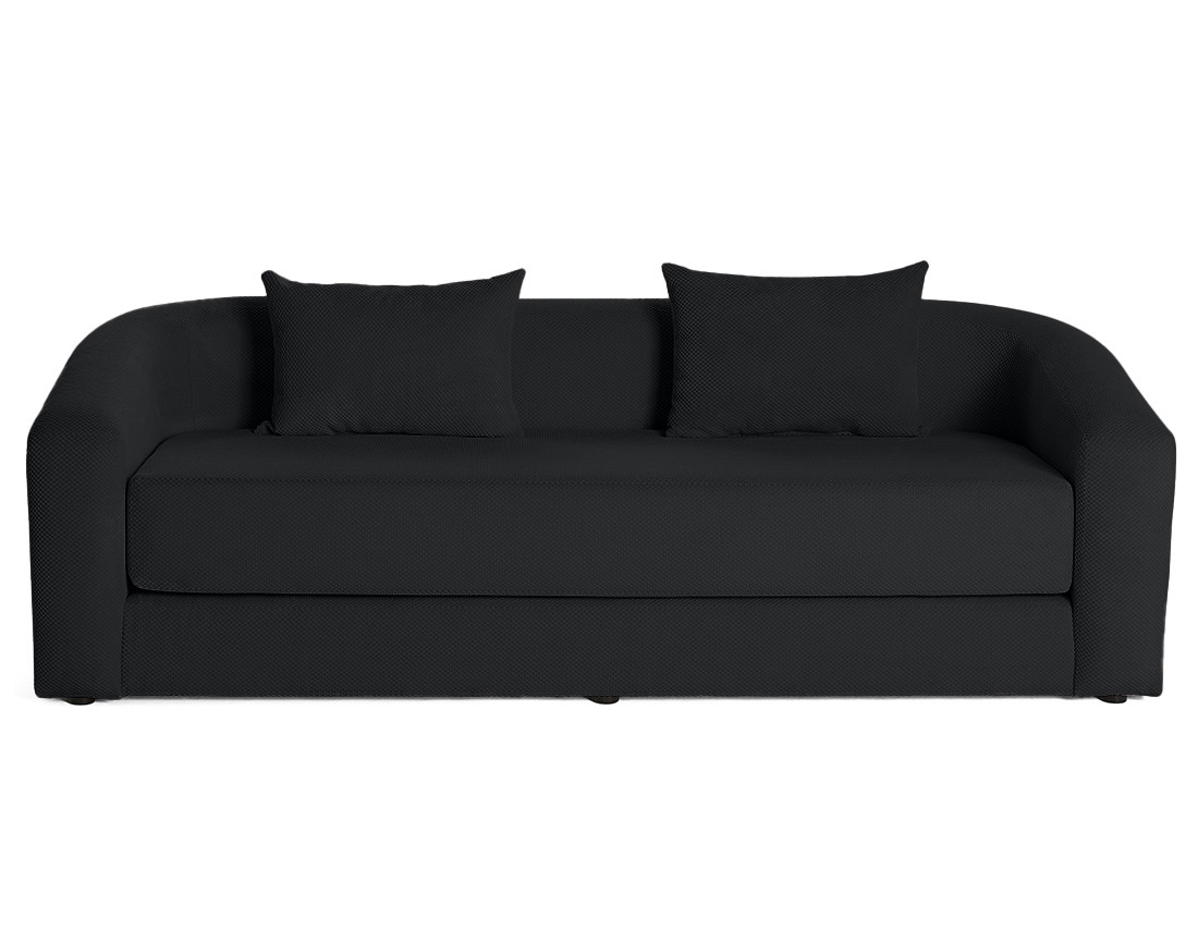 Canapé convertible déplimousse 3 places en velours texturé Nuvia Canapé convertible déplimousse 3 places en velours texturé Nuvia