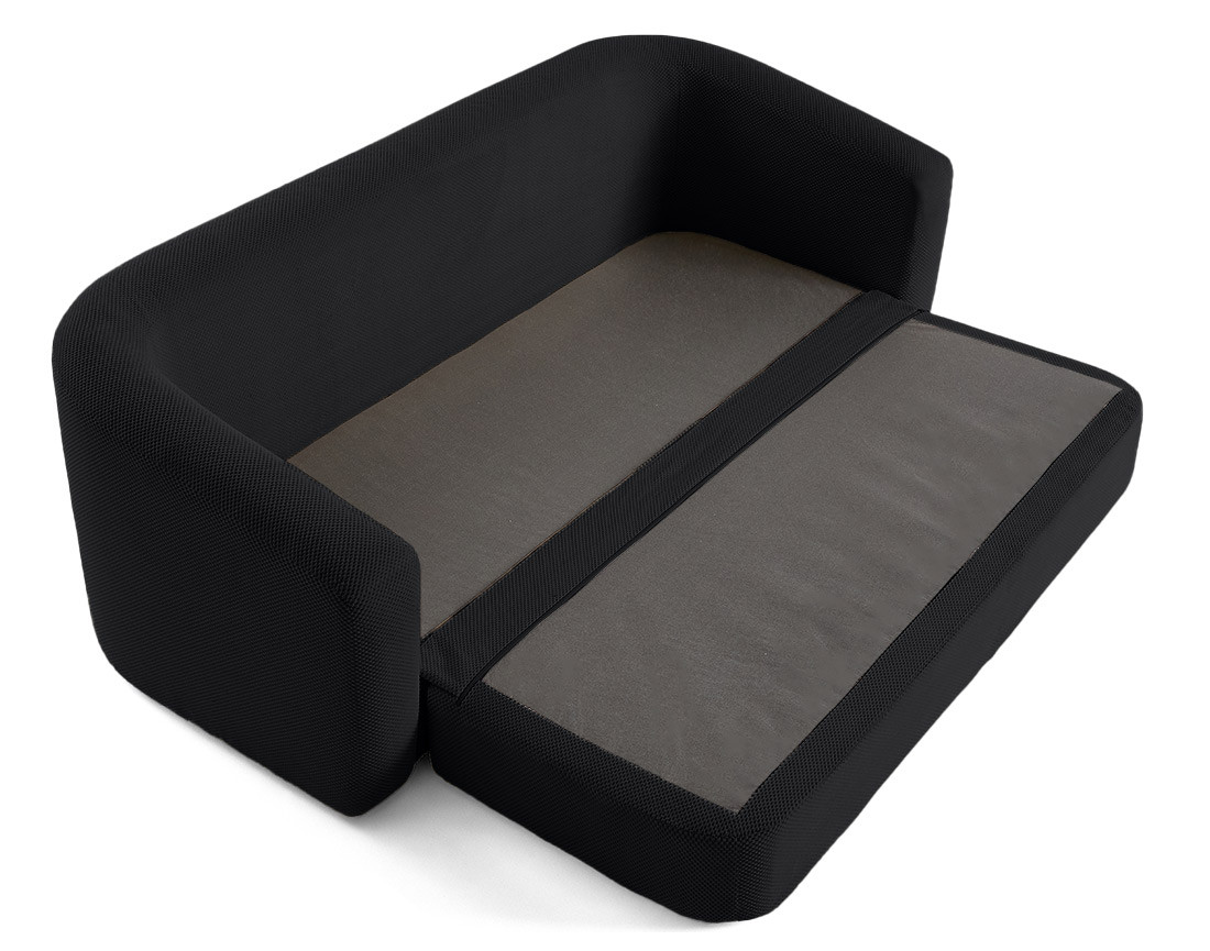 Canapé convertible déplimousse 3 places en velours texturé Nuvia Canapé convertible déplimousse 3 places en velours texturé Nuvia