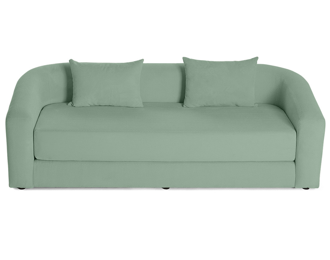 Canapé convertible déplimousse 3 places en velours texturé Nuvia