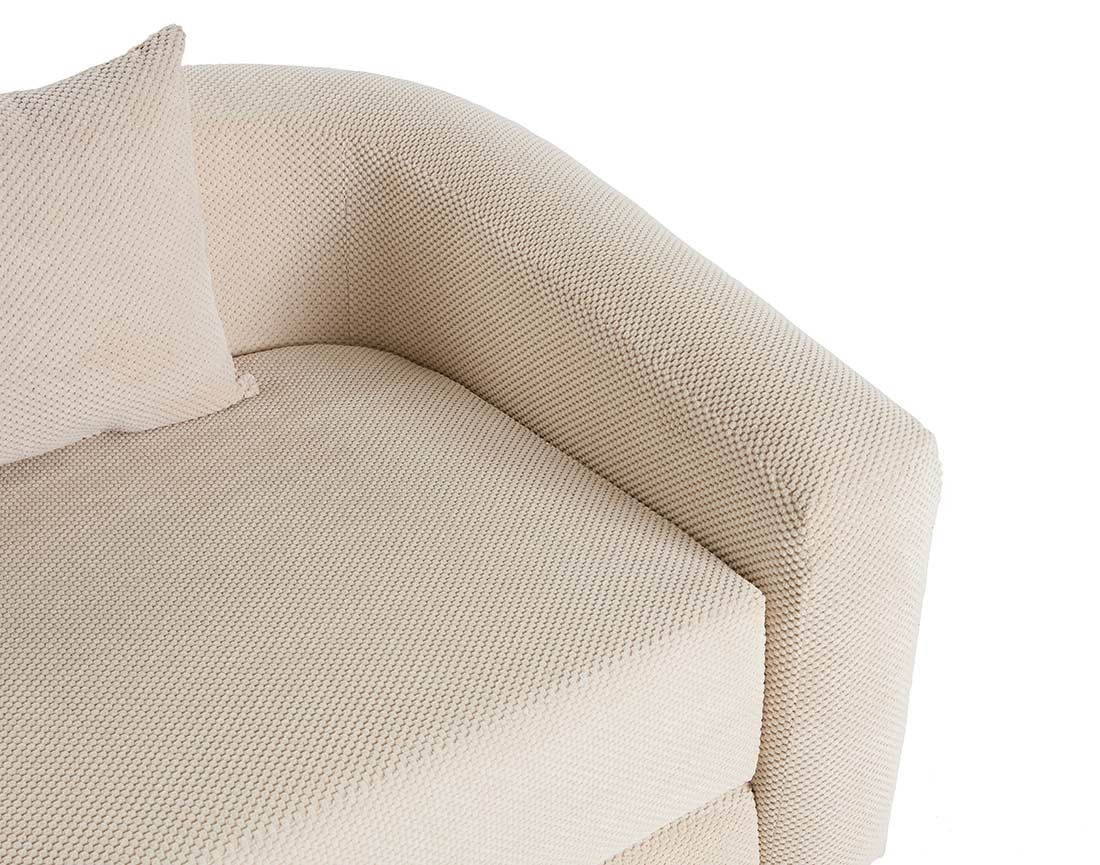 Canapé convertible déplimousse 3 places en velours texturé Nuvia Canapé convertible déplimousse 3 places en velours texturé Nuvia