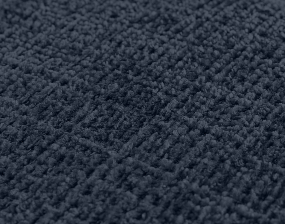 Canapé droit 4 places avec double méridienne en velours texturé Collins