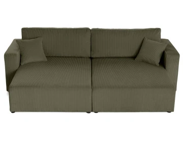 Canapé droit 4 places double méridienne Topaze - Best Mobilier