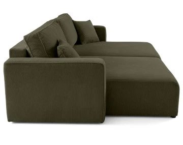 Canapé droit 4 places double méridienne Topaze - Best Mobilier