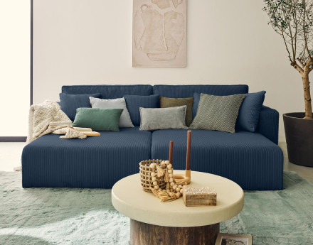 Canapé droit 4 places avec...