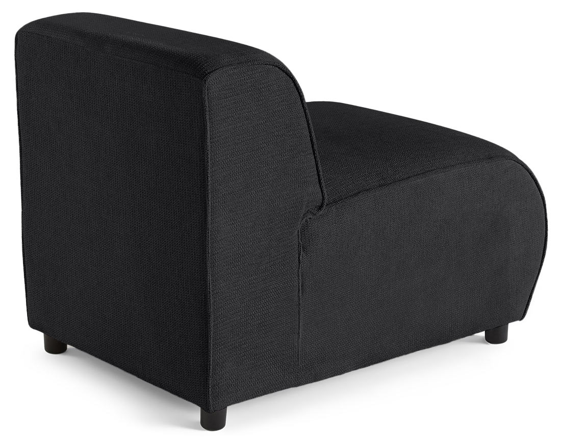 Module d'assise sans accoudoirs en tissu texturé Suaro Module d'assise sans accoudoirs en tissu texturé Suaro