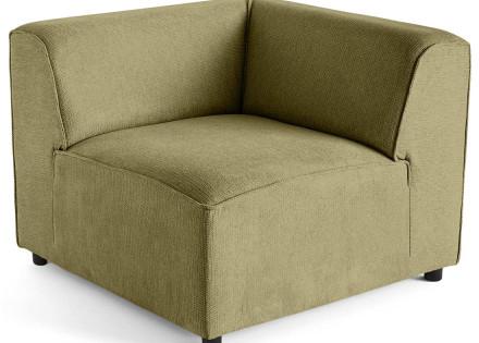 Module d'angle réversible en tissu texturé Suaro