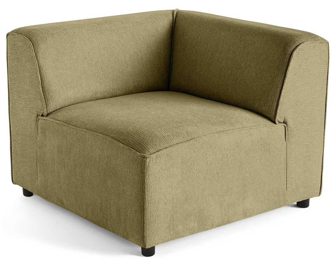 Module d'angle réversible en tissu texturé Suaro