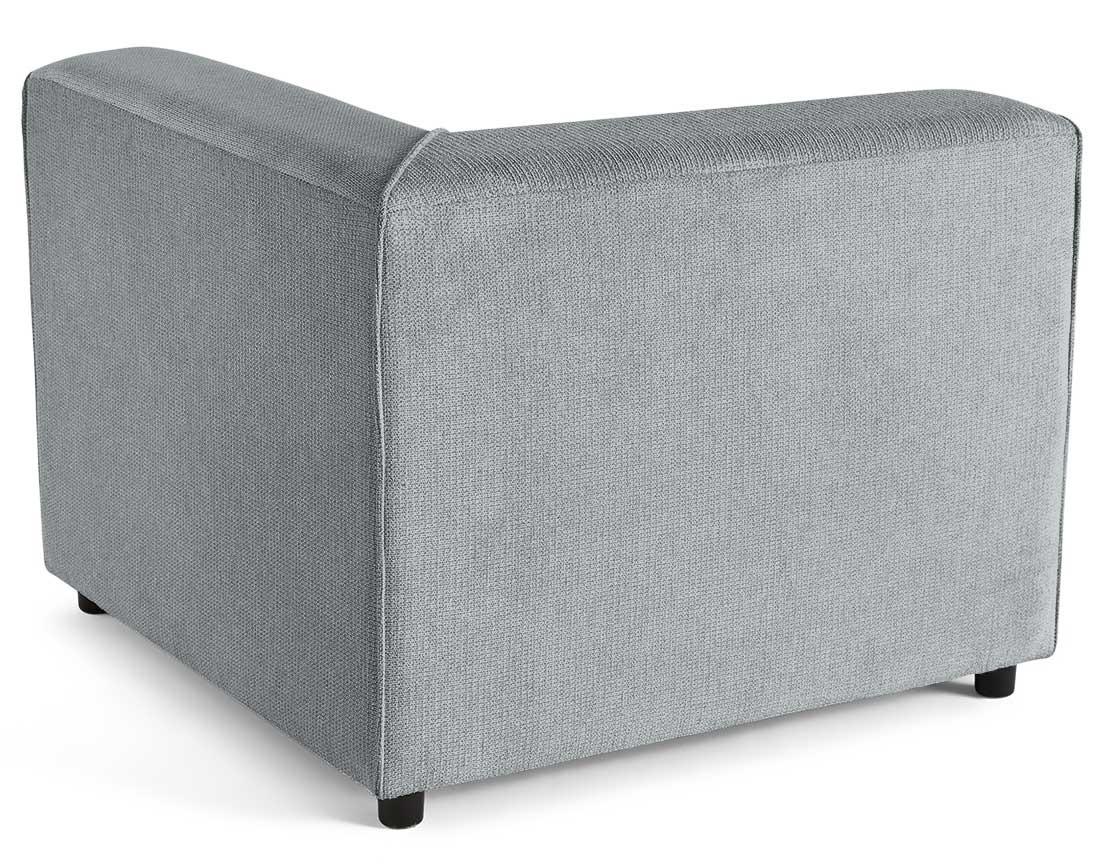 Module d'angle réversible en tissu texturé Suaro Module d'angle réversible en tissu texturé Suaro