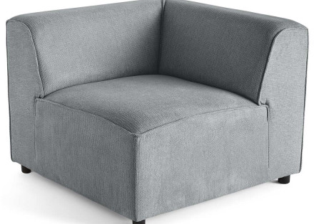 Module d'angle réversible en tissu texturé Suaro