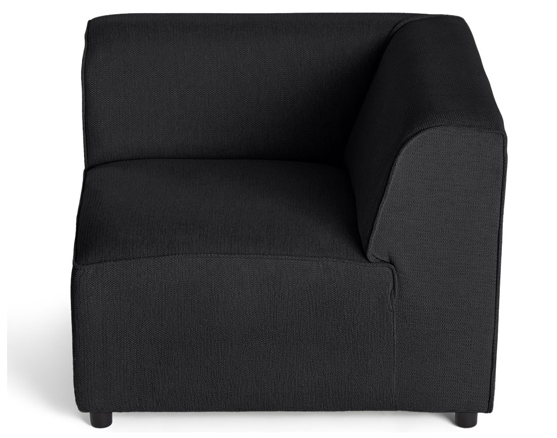 Module d'angle réversible en tissu texturé Suaro Module d'angle réversible en tissu texturé Suaro