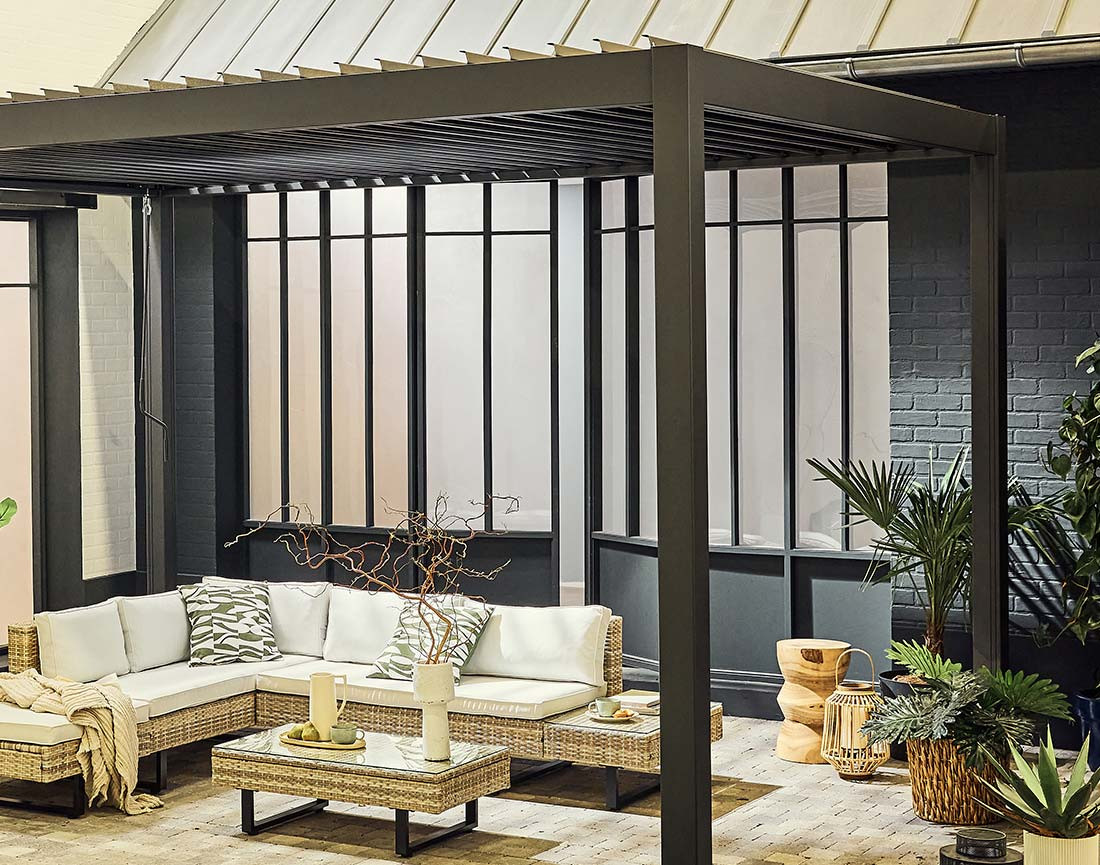 Thumbnail video of the produit Cherry - pergola bioclimatique - aluminium - 3x3m