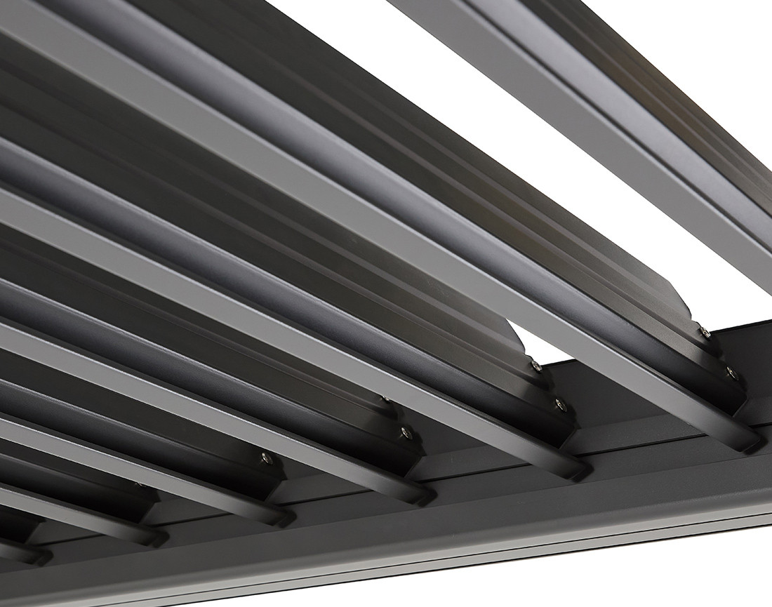 Pergola bioclimatique aluminium 4x3m gris anthracite Cherry