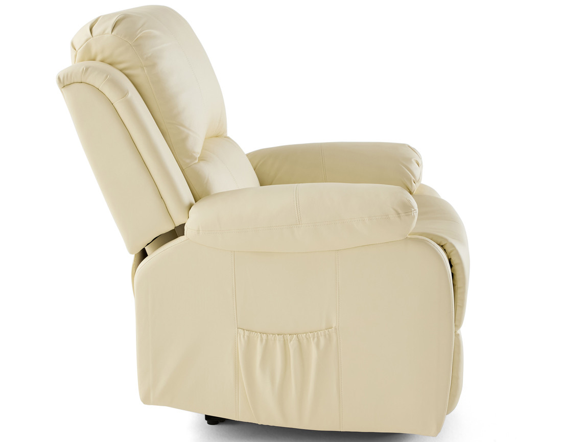 Fauteuil relax électrique en simili Armand