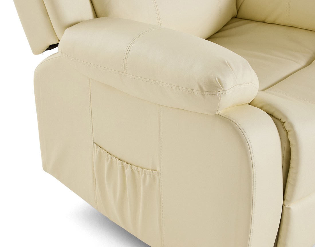 Fauteuil relax électrique en simili Armand