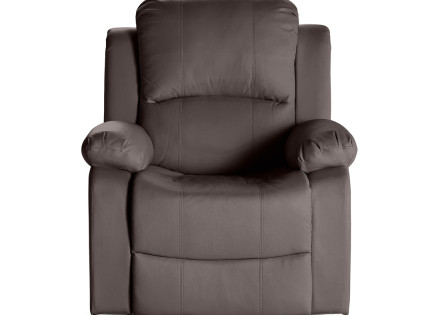 Fauteuil relax électrique en cuir vegan Armand