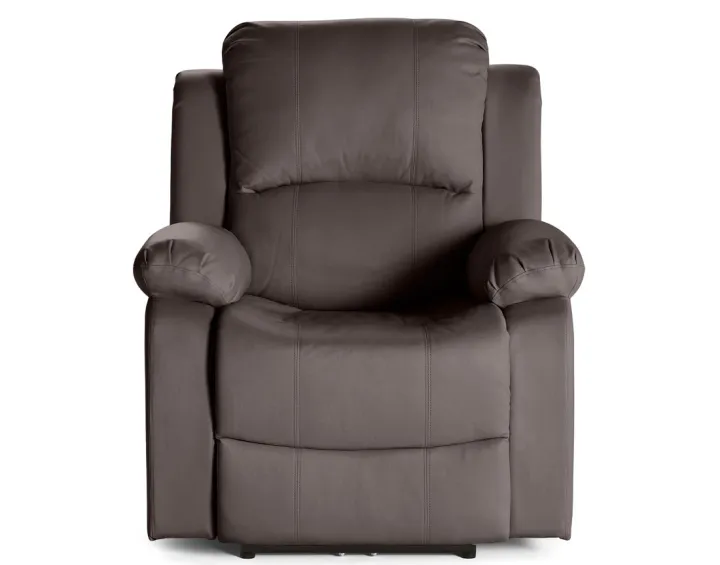 Fauteuil relax électrique en cuir vegan Armand