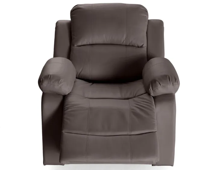 Fauteuil relax électrique en cuir vegan Armand