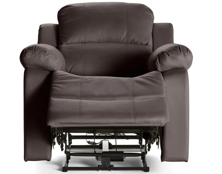 Fauteuil relax électrique en cuir vegan Armand