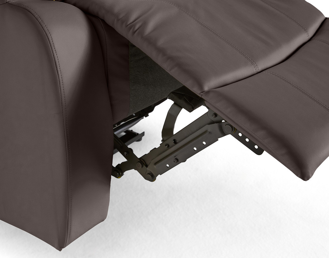 Fauteuil relax électrique en cuir vegan Armand