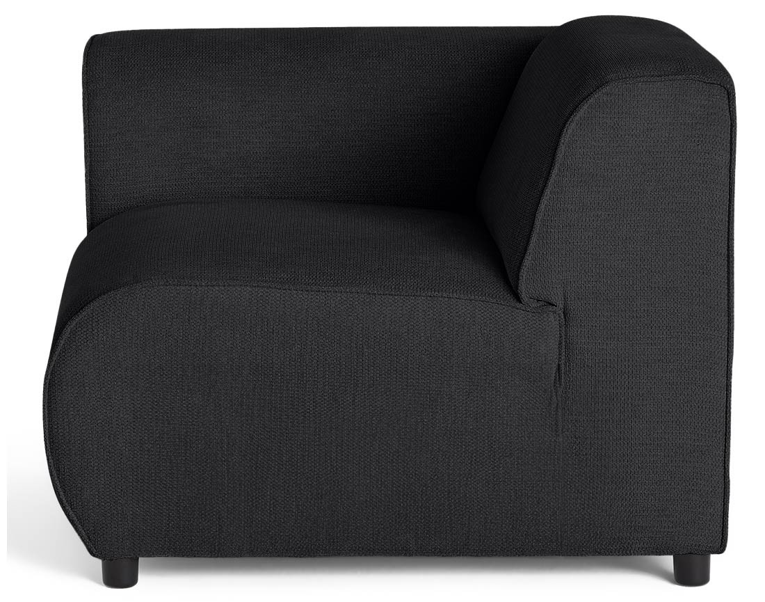 Module d'assise d'angle gauche en tissu texturé Suaro Module d'assise d'angle gauche en tissu texturé Suaro