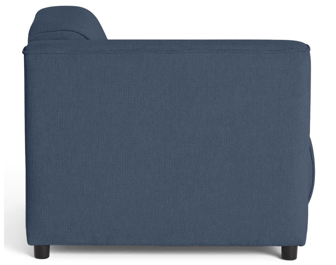 Module d'assise d'angle gauche en tissu texturé Suaro