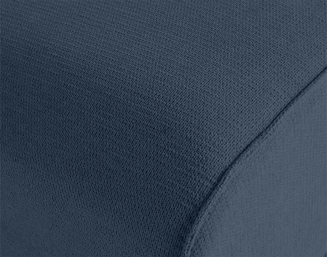 Module d'assise d'angle gauche en tissu texturé Suaro