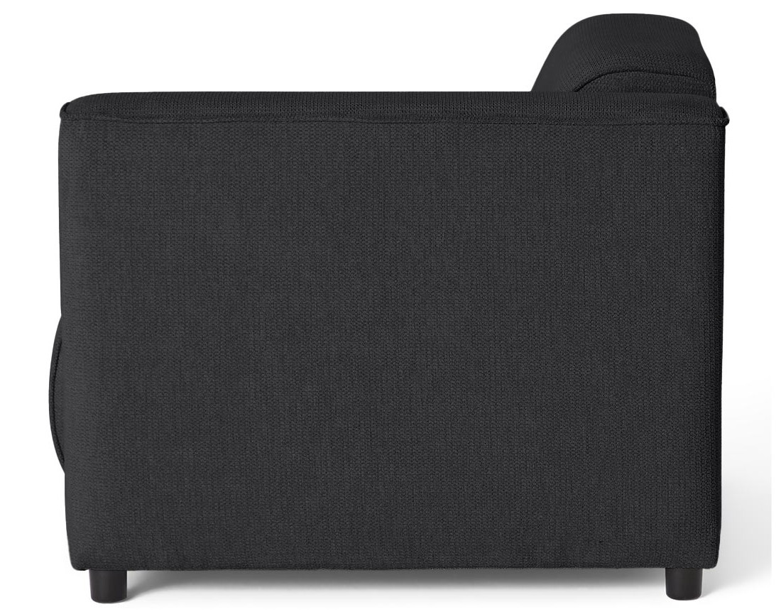 Module d'assise d'angle droit en tissu texturé Suaro Module d'assise d'angle droit en tissu texturé Suaro