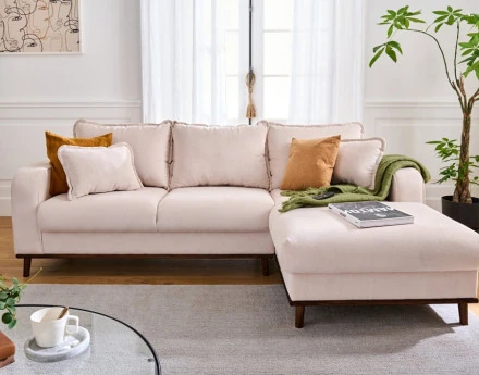 Canapé d'angle droit 4...