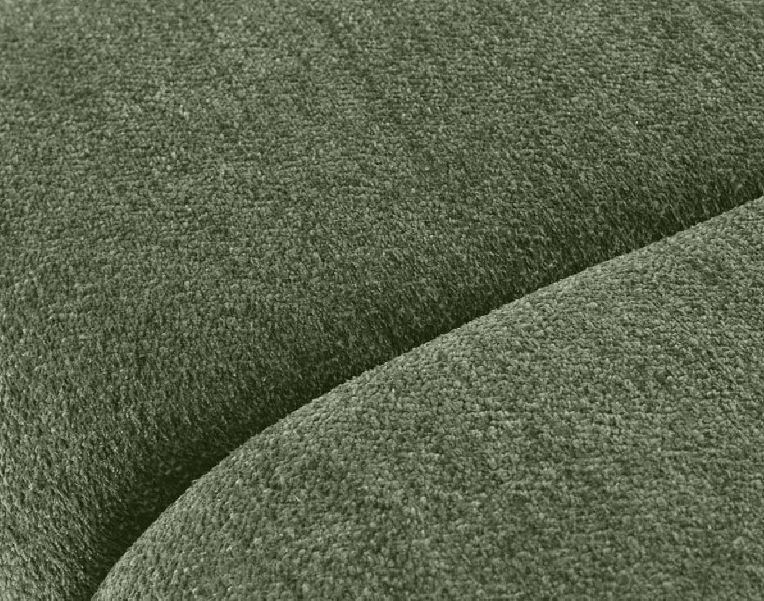 Canapé d'angle droit 4 places en tissu texturé Curtis