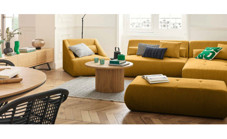Canapé jaune pas cher | Best Mobilier