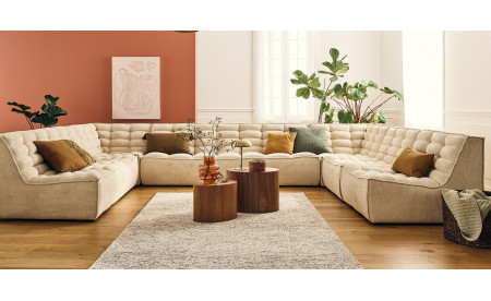Canapé beige pas cher | Best Mobilier