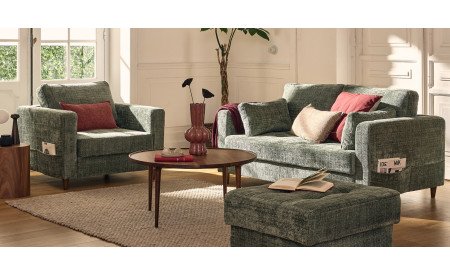 Canapé vert sauge pas cher | Best Mobilier