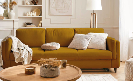                     Canapé Ocre Pas Cher | Best Mobilier
                 