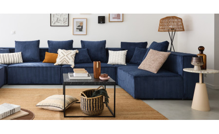 Canapé bleu pas cher | Best Mobilier