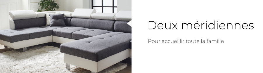 Bestmobilier Lisbona - Canapé D'angle Panoramique - 7 Places - Avec Têtières Ré... -Vente-unique shop Lisbona panoramique Bandeaux 4