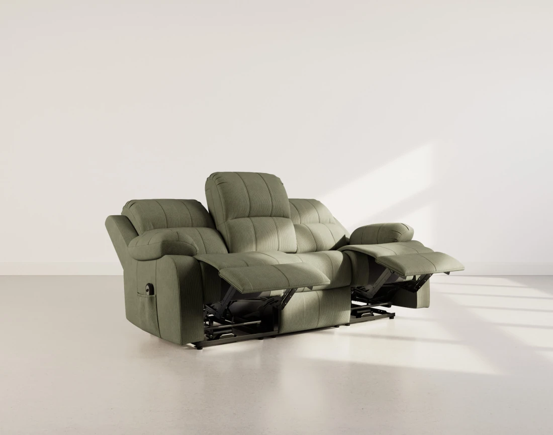 Canapé relax Armand 3 places marque Best Mobilier