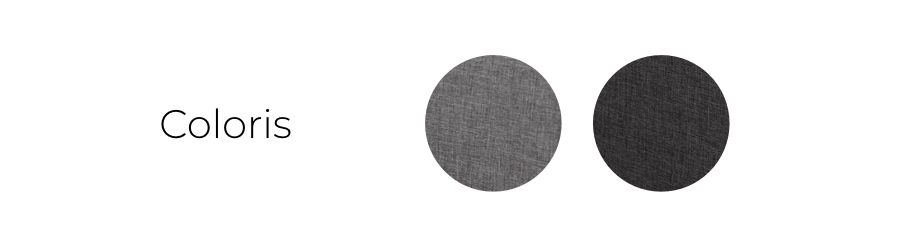 Les coloris du canapé Ivar : gris clair et gris foncé