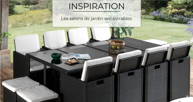 Nos salons de jardin encastrables