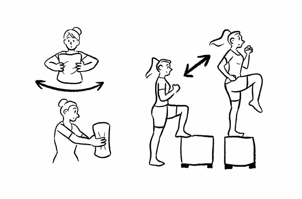 5 Exercices de sport à faire sur votre canapé