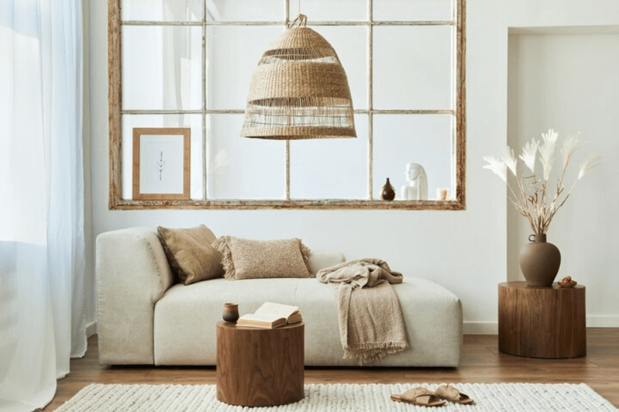Quelle décoration associer avec un canapé droit ?