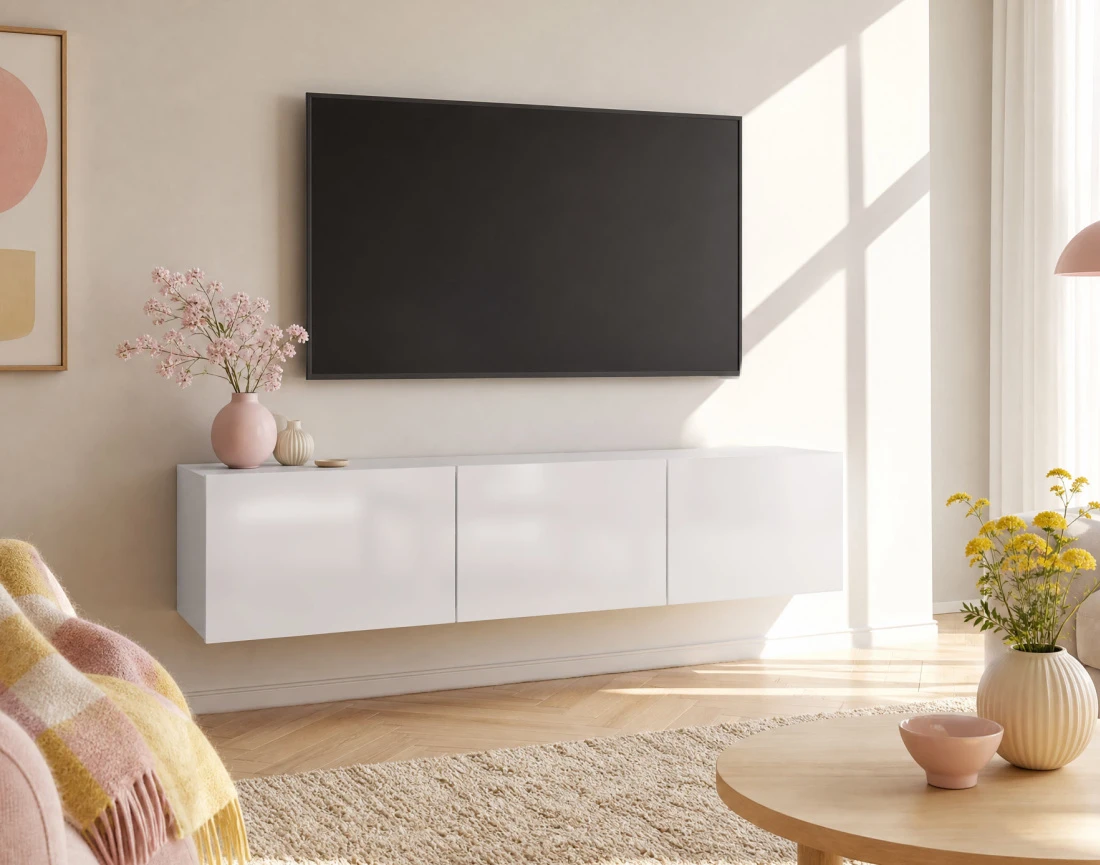 À quelle hauteur fixer sa TV et son meuble TV ?